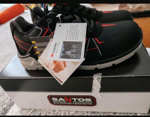 Santos s46 black red - santos, black-red